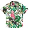 New Orleans Saints Flamingo Button Up Shirt 0 0