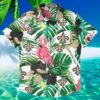 New Orleans Saints Flamingo Button Up Shirt 3 3