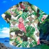 New Orleans Saints Flamingo Button Up Shirt 4 4