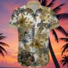 New Orleans Saints Hawaiian Shirt Customizable Floral 5 5