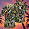 New Orleans Saints Hawaiian Shirt Design Island Tiki 5 5