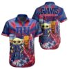 New York Giants Hawaiian Shirt Baby Yoda Tiki Party 1 1