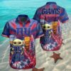 New York Giants Hawaiian Shirt Baby Yoda Tiki Party 2 2