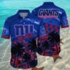 New York Giants Hawaiian Shirt Palm Trees 2 2