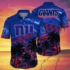 New York Giants Hawaiian Shirt Palm Trees 3 3