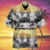 Nfl Steelers Logo Pattern Hawaiian Shirt Tropical Palm Tree Sunset Landscape 3 3