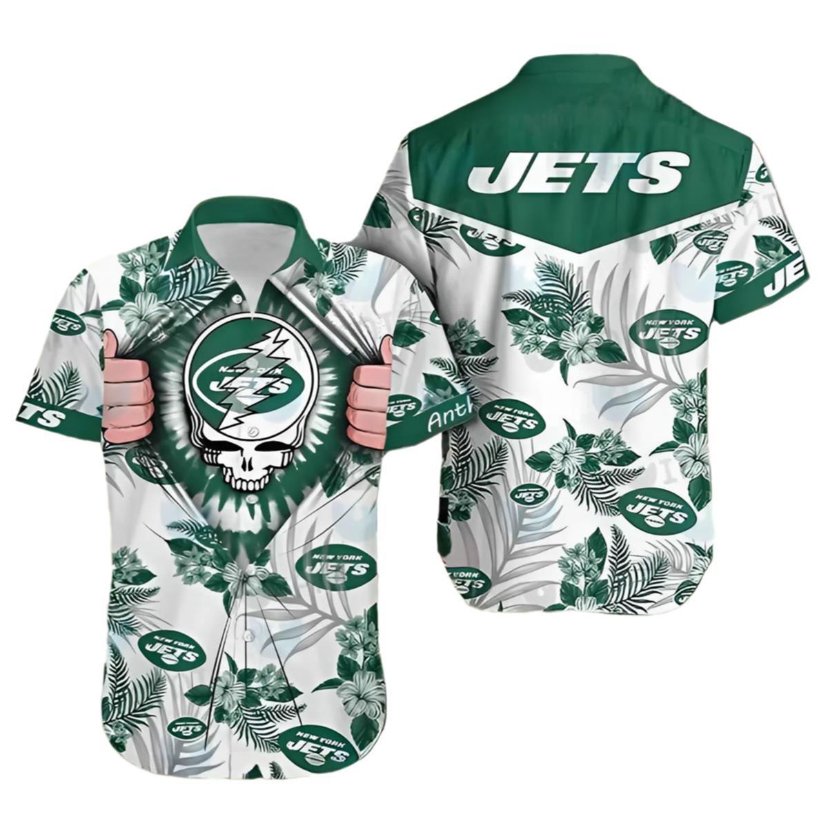 Ny Jets Hawaiian Shirt Grateful Dead 1 1