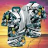 Philadelphia Eagles Hawaiian Shirt Tropical Style 3 3