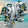 Philadelphia Eagles Hawaiian Shirt Tropical Style 4 4