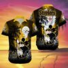 Pittsburgh Steelers Hawaiian Shirt Palm Tree Mickey 3 3