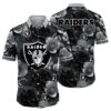 Raiders Aloha Shirt Midnight Rose Tropical 1 1