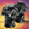 Raiders Aloha Shirt Midnight Rose Tropical 3 3