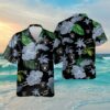 Raiders Hawaiian Shirts For Men Hibiscus Flower Pattern 4 4