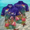 Ravens Hawaiian Shirt With Pink Flamingos 2 2