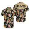 Saints Hawaiian Shirt Vintage Tropical Pineapple Summer Print 1 1