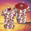 San Francisco 49ers Hawaiian Shirt Pineapple And Floral Motifs 3 3