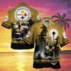 Short Sleeve Steelers Hawaiian Shirt Mens Mickey Mouse Edition 3 3