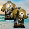 Short Sleeve Steelers Hawaiian Shirt Mens Mickey Mouse Edition 4 4