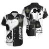 Snoopy New Orleans Saints Hawaiian Shirt Black 0 0