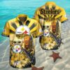 Steelers For Men Baby Yoda Tiki Hawaiian Shirt 2 2