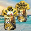 Steelers For Men Baby Yoda Tiki Hawaiian Shirt 4 4