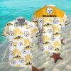 Steelers Hawaiian Shirt Mens Tropical Island Coconut Tree Print 2 2