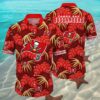 Tampa Bay Buccaneers Hawaiian Shirt Red Palm Leaf 2 2