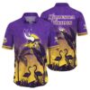 Vikings Hawaii Shirt Flamingo And Flower 1 1