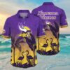 Vikings Hawaii Shirt Flamingo And Flower 4 4