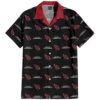 Arizona Cardinals Hawaiian Shirt Black Seamless Logo 0 0