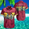 Arizona Cardinals Hawaiian Shirt Red Floral Pattern 3 3