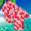 Boston Red Sox Hawaiian Shirt Red Floral Pattern 3 3