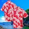 Boston Red Sox Hawaiian Shirt Red Floral Pattern 4 4