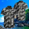 Chicago White Sox Hawaiian Shirt Black Coconut Tree Pattern 4 4