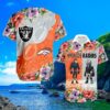 Denver Broncos Vs Las Vegas Raiders Surfboard Logo Beach Hawaiian Shirt 4 4