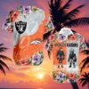 Denver Broncos Vs Las Vegas Raiders Surfboard Logo Beach Hawaiian Shirt 5 5