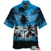 Detroit Lions Hawaiian Shirt Coconut Tree Pattern 0 0