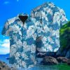 Detroit Lions Hawaiian Shirt Mens Tropical Leaf Aloha Shirt 4 4