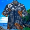 Detroit Tigers Flower Palm Leaf Hawaiian Shirt 4 4