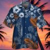 Detroit Tigers Flower Palm Leaf Hawaiian Shirt 5 5