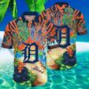 Detroit Tigers Volcanic Island Hawaiian Shirt 3 3