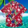 Flamingo And Banana Leaf Phillies Hawaiian Shirt A Unique Fan Gift 3 3