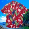 Flamingo And Banana Leaf Phillies Hawaiian Shirt A Unique Fan Gift 4 4