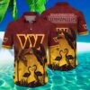 Flamingo And Flower Washington Commanders Hawaii Shirt Funny Aloha Shirt 3 3