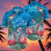 Flamingo Detroit Lions Hawaiian Shirt Vacation Aloha Shirt 5 5