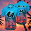 Flamingo Miami MarlIns Hawaiian Shirt 5 5