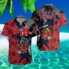 Funny Boston Red Sox Festive Tiki Hawaiian Shirt 3 3