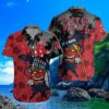 Funny Boston Red Sox Festive Tiki Hawaiian Shirt 4 4