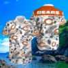 Hibiscus Flower Chicago Bears Hawaiian Shirt 4 4