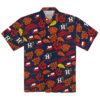 Houston Astros Hawaiian Shirt Red Floral Pattern 0 0